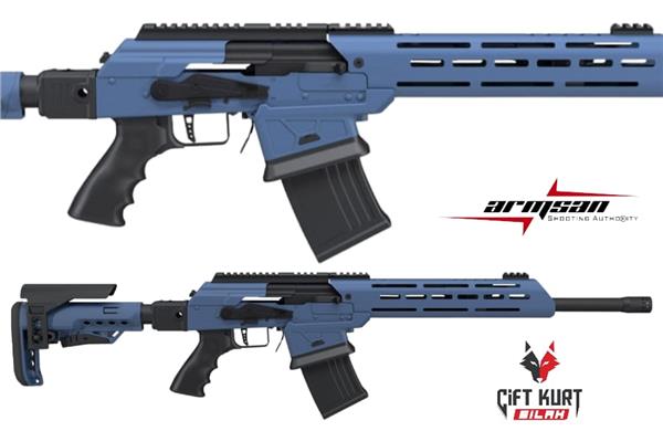 ARMSAN ARMTAC RS-23 BLUE TELESKOPİK ŞARJÖRLÜ AV TÜFEĞİ